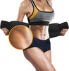 Perfotek Waist Trimmer Belt for Women Waist Trainer Sauna Belt Tummy Toner Low Back and Lumbar Support with Sauna Suit Effect (Large Black)