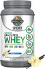 Garden of Life Sport Whey Protein Powder Chocolate, Premium Grass Fed Whey Protein Isolate plus Probiotics for Immune System Health, 24G Protein, Non GMO, Gluten Free, Cold Processed - 20 Servings