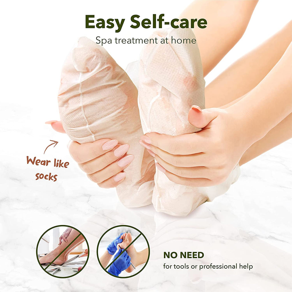 "Get Silky Smooth Feet with Purederm Shiny & Soft Foot Peeling Mask - 3 Pack - Experience the Ultimate Exfoliating Foot Peel Spa Mask for Baby Soft Skin!"