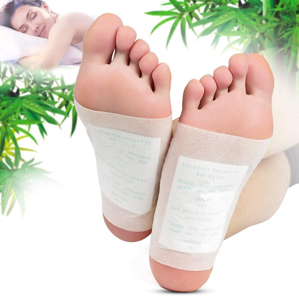 "Ultimate Foot Care Solution: 100 Natural Cleansing Foot Pads for Relaxation, Sleep, and Stress Relief - No Stress Package Included - 100 Packs"