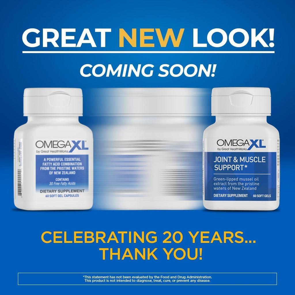  OmegaXL Joint Support Supplement, for Relief - Natural