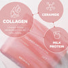 MEDIHEAL Collagen Ampoule Pad – Square Cotton Facial Toner Pads Collagen & Ceramide - Skin Firming & Restore Elasticity - Tighten Wrinkles & Lines - Vegan Eco Silk Pads, 100 Pads