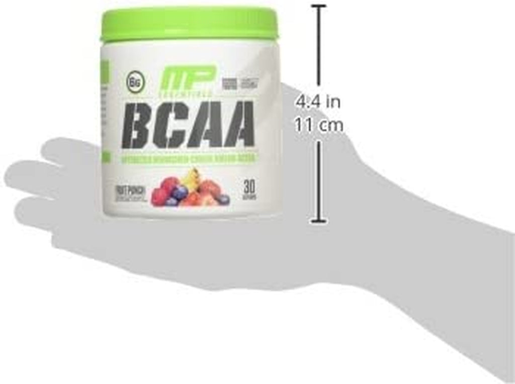 Muscle Pharm Essentials BCAA Powder, Post-Workout Recovery Drink, Fruit Punch, 30 Servings - Free & Fast Delivery