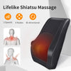 "Ultimate Relaxation: Boriwat Back Massager with Heat - Relieve Pain and Stress in Neck, Back, and Shoulders - Perfect Gift for Men, Women, and Parents - Enjoy a Soothing Massage Anywhere!"