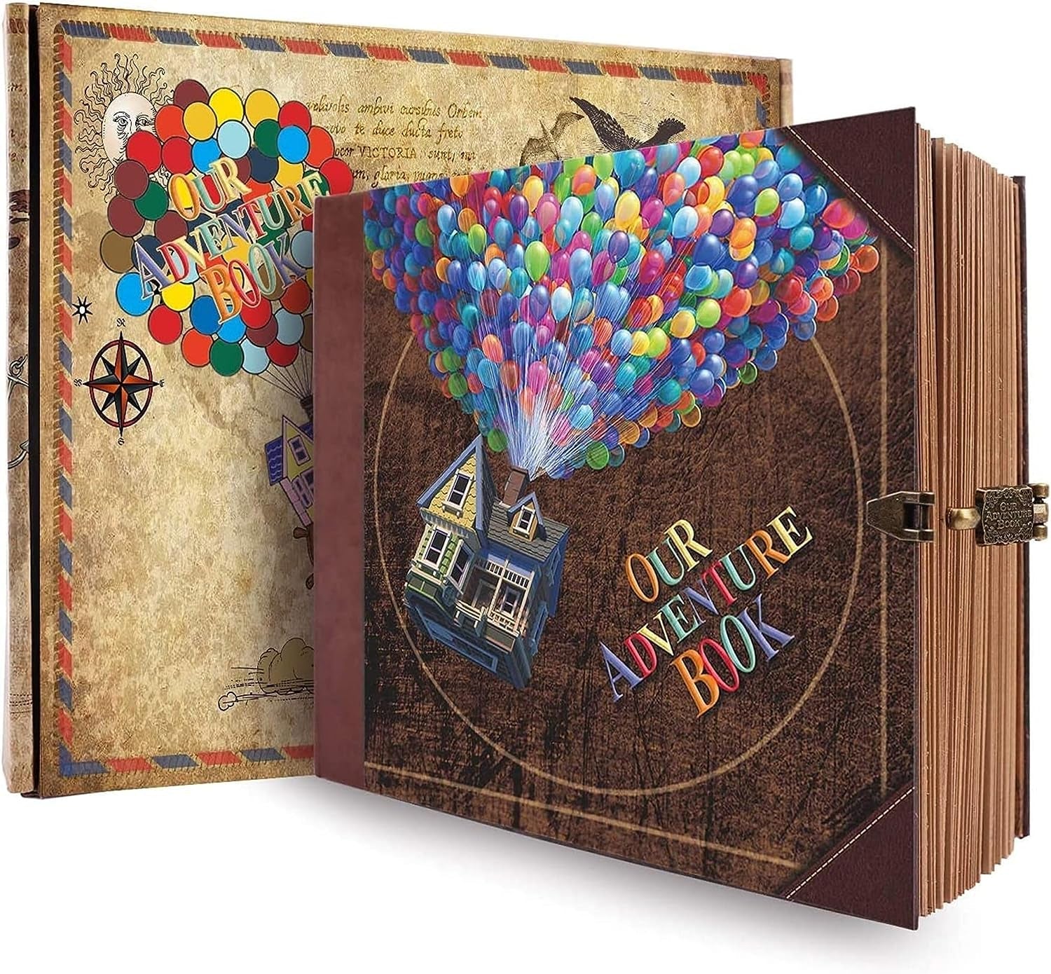 "JIMBON Adventure Scrapbook: Capture Unforgettable Memories in this Retro-style Photo Album - Perfect Gift for Couples, Anniversaries, Weddings, and Christmas!"