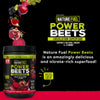 "Boost Your Energy and Stamina with Nature Fuel Power Beets Powder - A Delicious Blend of Acai Berry Pomegranate! Supports Circulation and Provides Natural Superfood Supplement. Non-GMO with 60 Servings!"