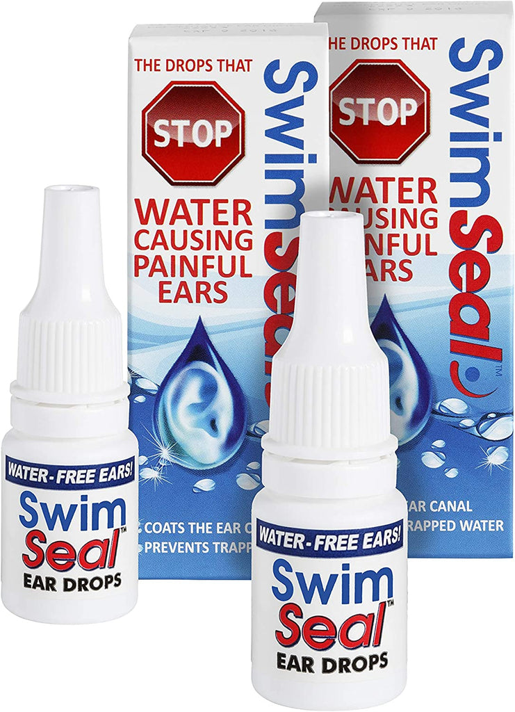 Swimseal All Natural Protective & Ear Drying Drops for Daily Use Rather than Alcohol Drops or Earplugs. Avoids Earache from Swimming, Scuba, Diving, Surfing & Triathlons for All Ages
