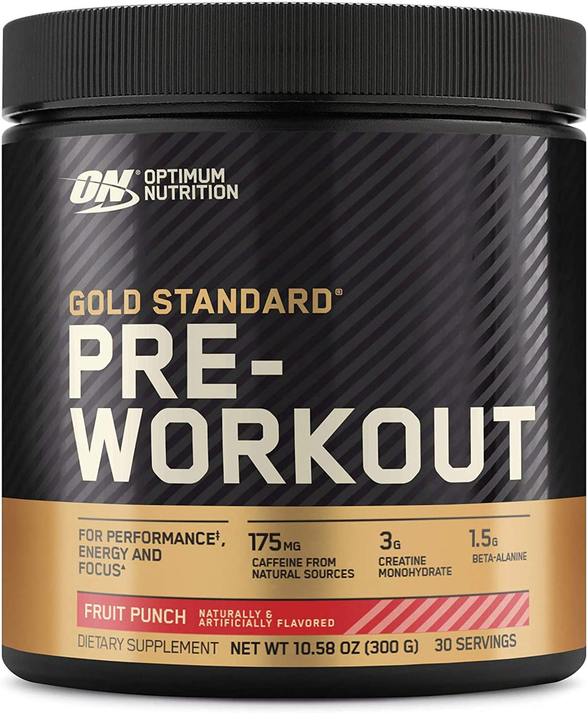Optimum Nutrition Gold Standard Pre-Workout, Vitamin D for Immune Support, with Creatine, Beta-Alanine, and Caffeine for Energy, Keto Friendly, Fruit Punch 30 Servings (Packaging May Vary)