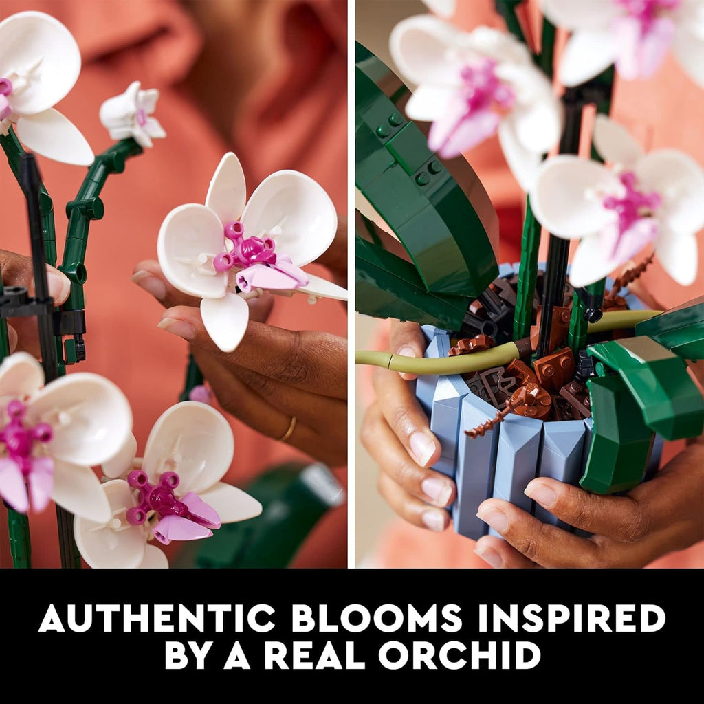"LEGO Icons Orchid 10311: Exquisite Artificial Plant Building Set - Perfect Home Décor Gift for Adults, Enchanting Botanical Collection - Ideal Birthday and Anniversary Surprise for Her and Him"