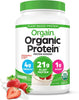 Orgain Organic Unflavored Vegan Protein Powder, Natural Unsweetened - 21G of Plant Based Protein, Non Dairy, Gluten Free, No Sugar Added, Soy Free, Non-Gmo, 1.59 Lb (Packaging May Vary)