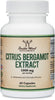 Citrus Bergamot Supplement - Only Patented, Clinically Proven Bergamot Extract - 1,000Mg Servings (Bergamonte Standardization, Sourced from Italy and Manufactured in USA) (60 Capsules) by Double Wood - Free & Fast Delivery