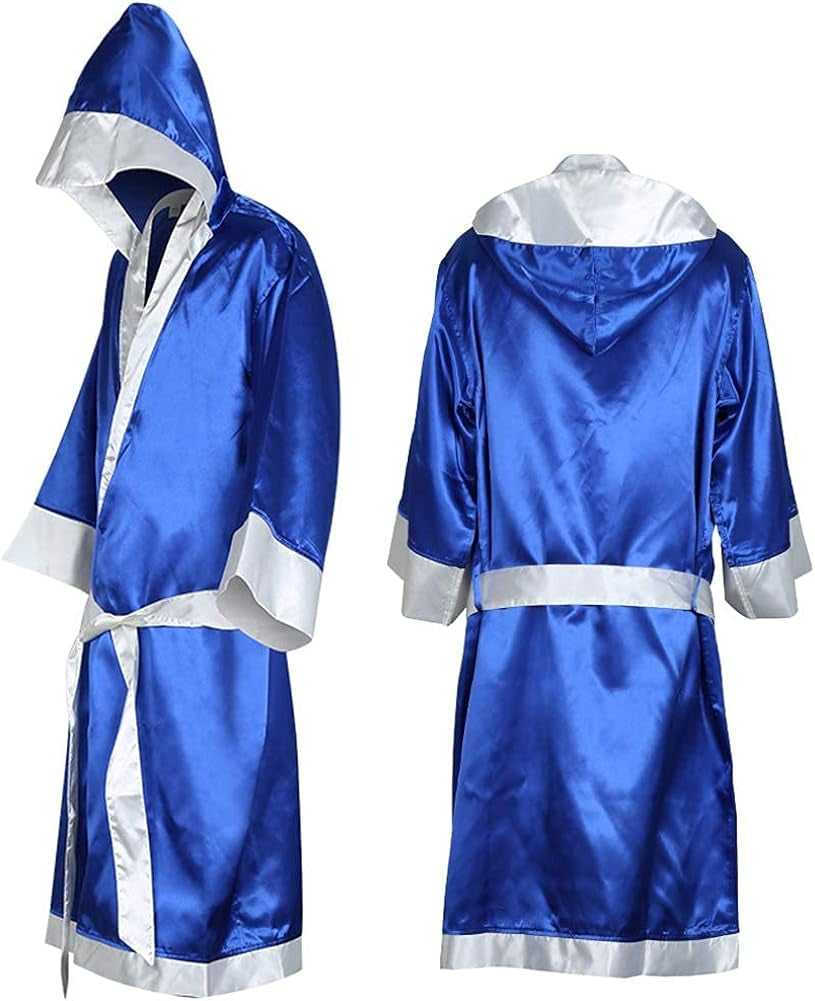 Carduran MMA Boxing Robe with Hood for Men Cotton Robe Lightweight Thai Boxing