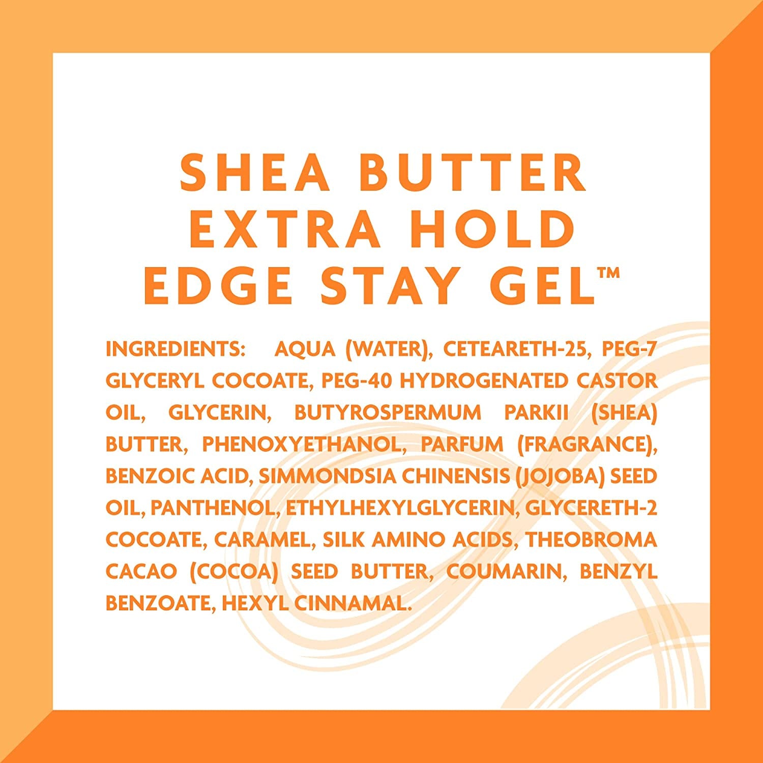 Cantu Extra Hold Edge Stay Gel with Shea Butter, 2.25 Oz (Packaging May Vary)