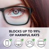 "Ultimate Eye Protection: Trendy Blue Light Blocking Glasses for Women and Men - Relieve Computer Strain, Dry Eyes, and Headaches - Crystal Clear Vision - Includes Stylish Protective Case"