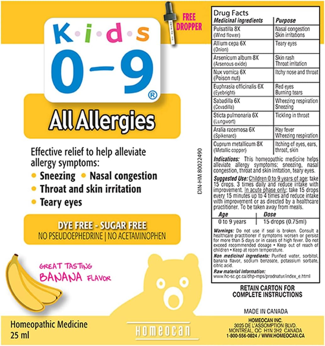 Kids Allergy Drops, 25 ML