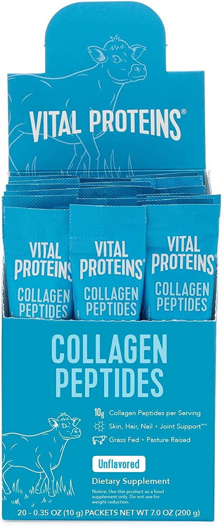 Vital Proteins Collagen Peptides Powder, Unflavored with Hyaluronic Acid and Vitamin C, 9.33 Oz, Pack of 1 - Free & Fast Delivery