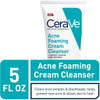 CeraVe Acne Foaming Cream Cleanser-Cleanses and Clear Acne-5fl.oz/150ml