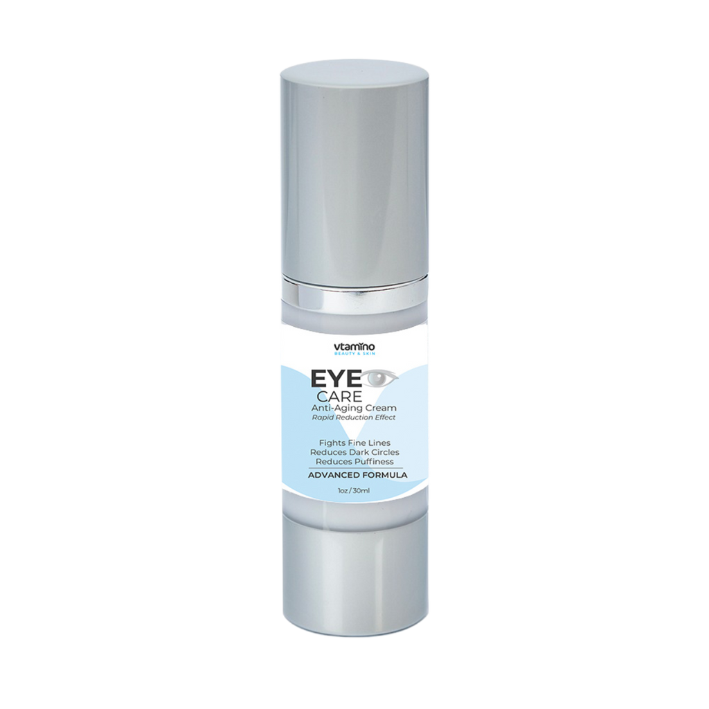 vtamino Eye Care – 1oz/30ml-Natural Cream to Fight Anti-Aging Cream, Reduce Dark Circles & Puffiness- Clinical Formulation (30 Days Supply)