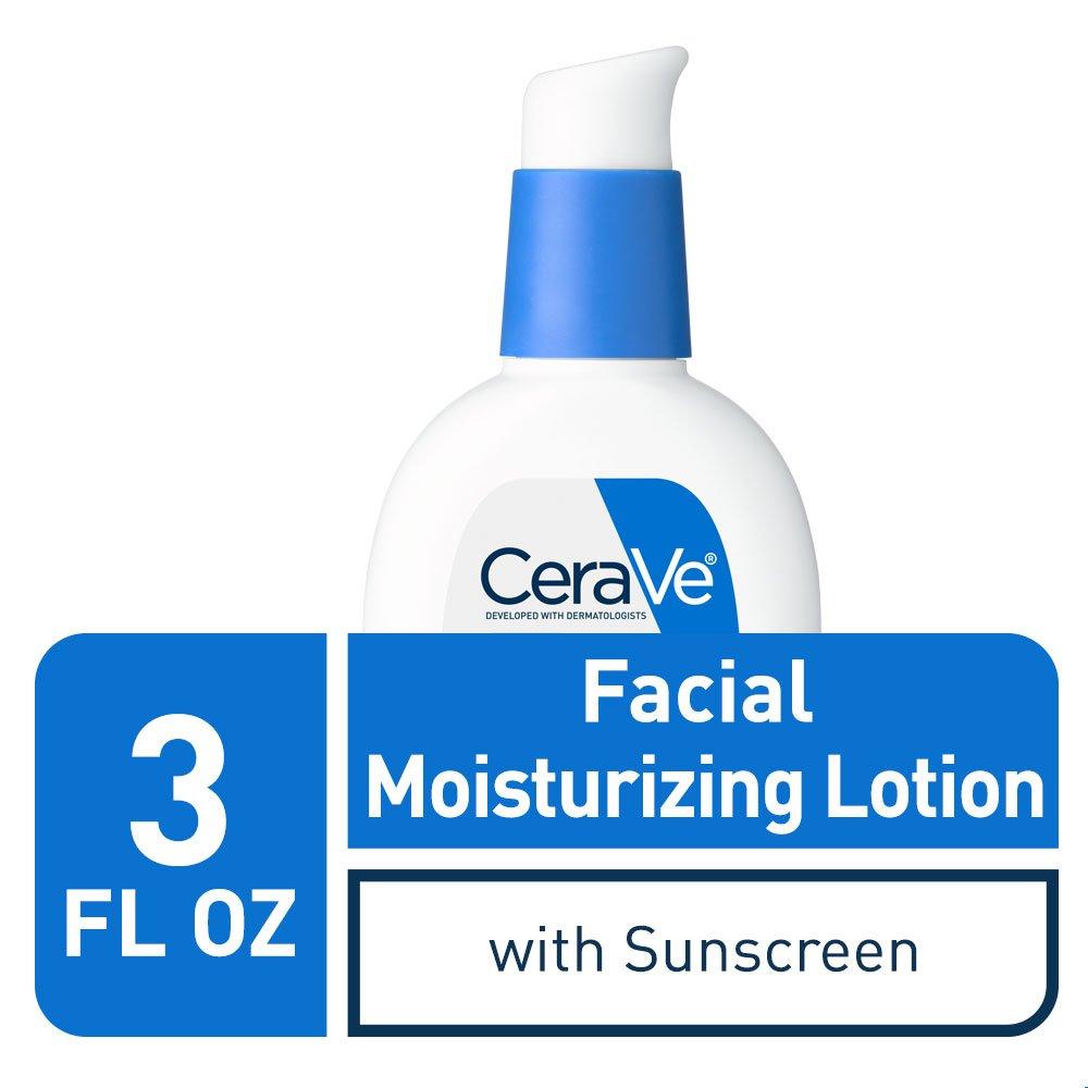 CeraVe AM Facial Moisturizing Lotion SPF 30 – Oil-Free Face Moisturizer with Sunscreen – Non-Comedogenic – 3oz/89ml