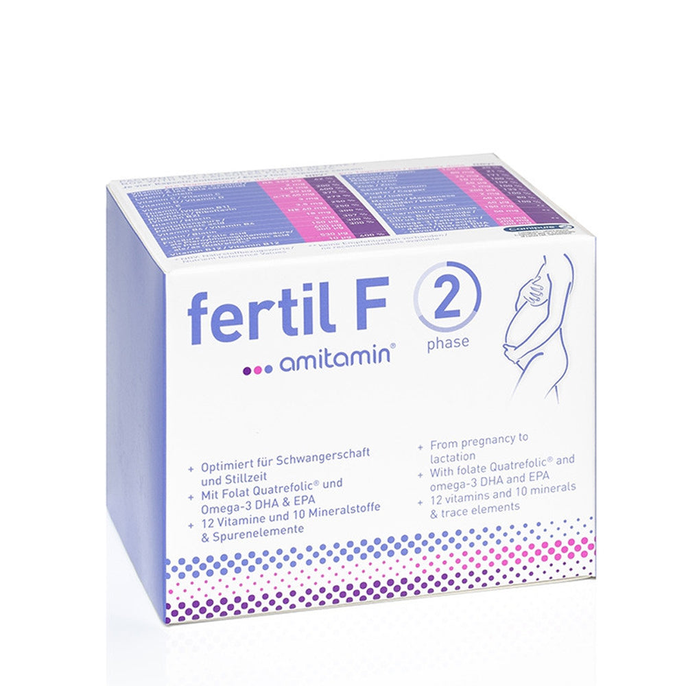 amitamin® fertil F Phase 2-Optimized Prenatal Formula for Ladies During Pregnancy & Lactation (30 Days Supply)