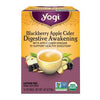 Yogi Tea Blackberry Apple Cider Digestive Awakening Tea Bags - 16ct