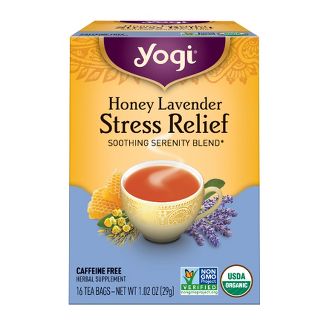 Yogi Tea - Honey Lavender Stress Relief Tea - 16ct - Helps Your Body and Mind to Unwind