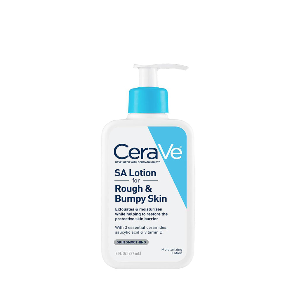 CeraVe SA Lotion for Rough & Bumpy Skin 8 Fl. oz/237ml – Vitamin D, Hyaluronic Acid, Salicylic Acid & Lactic Acid Lotion – The Original CeraVe Imported From USA
