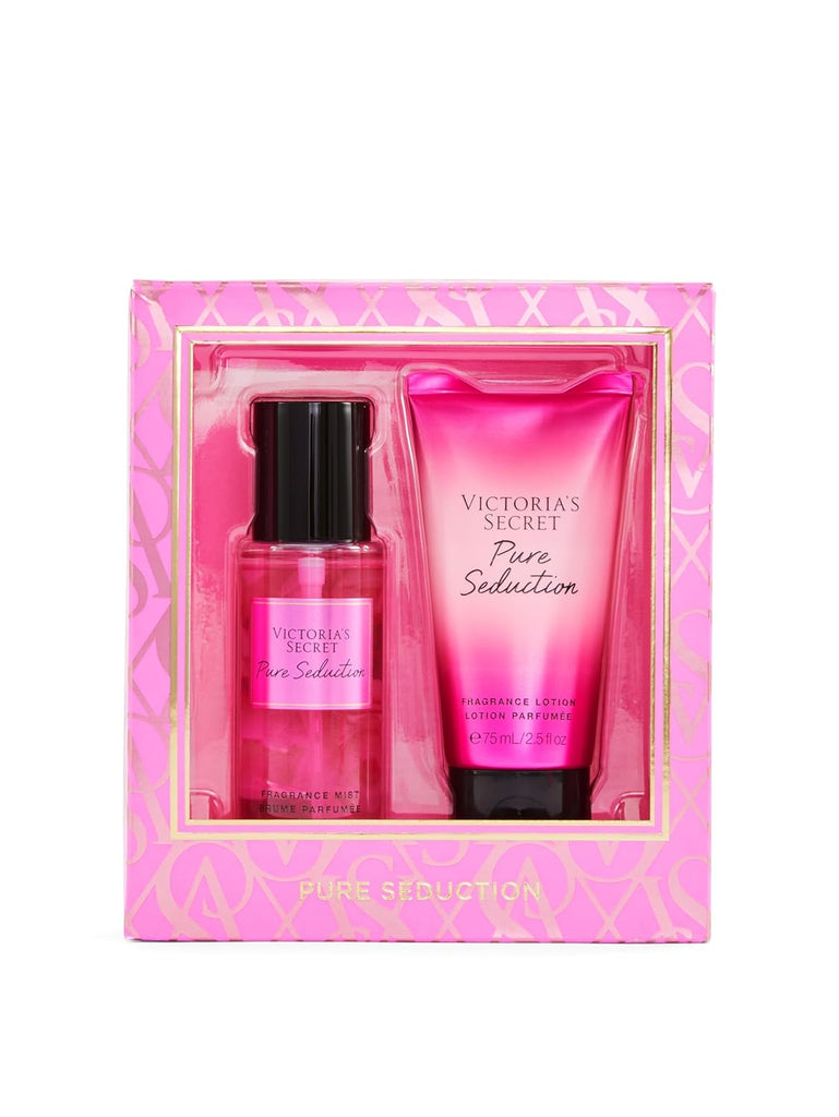 "Indulge in Victoria's Secret Love Spell Mini Mist & Lotion Gift Set - The Perfect Scented Duo!"