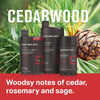 "Ultimate Grooming Experience for Men - Cedarwood Body Set with Natural Ingredients and Irresistible Woodsy Scent - Elevate His Daily Routine with Body Wash, Shampoo, Deodorant, and Face Wash"