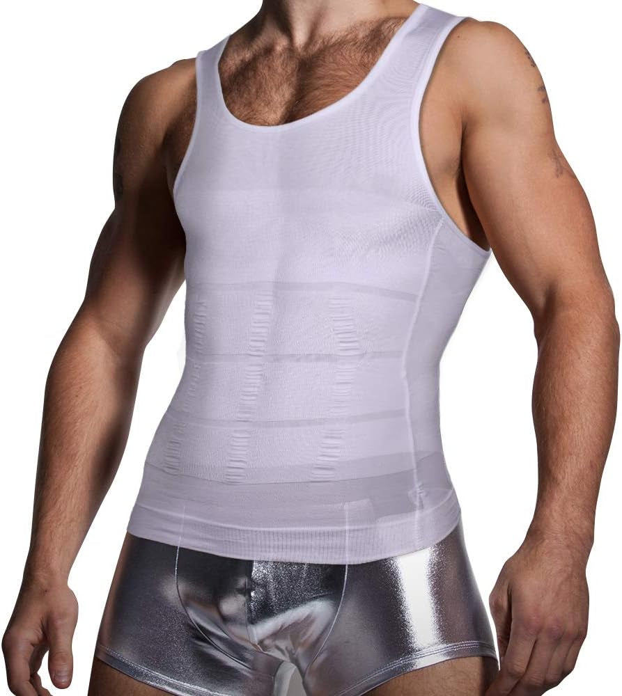 "Ultimate Slimming Tank Top for Men - Enhance Your Abs and Sculpt Your Body with KOCLES Compression Vest"