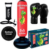 MARWAN Sports-Inflatable Punching Bag for Kids - Kids' Punching Bag Set with Boxing Gloves-Kids Boxing Bag Set - Dinosaur Toy-Great Christmas & Birthdays Gifts for Kids 4,5,6,7,8,9 Years Old