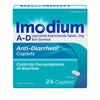 Imodium A-D Diarrhea Relief Caplets, Loperamide Hydrochloride, 24 Ct.