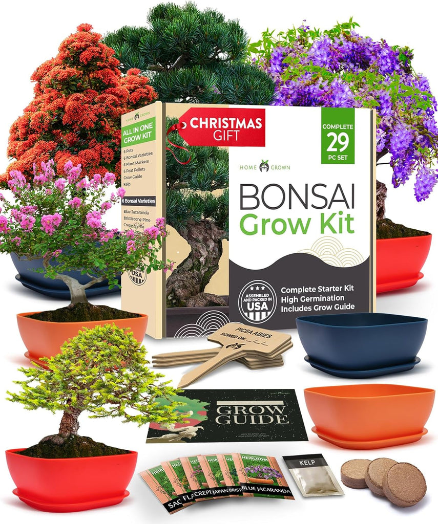 "Grow Your Own Premium Bonsai Tree Kit: The Perfect Japanese Gift for Moms, Women, and Men Who Have Everything! Ideal for Beginners, Gardeners, and Crafty Adults"