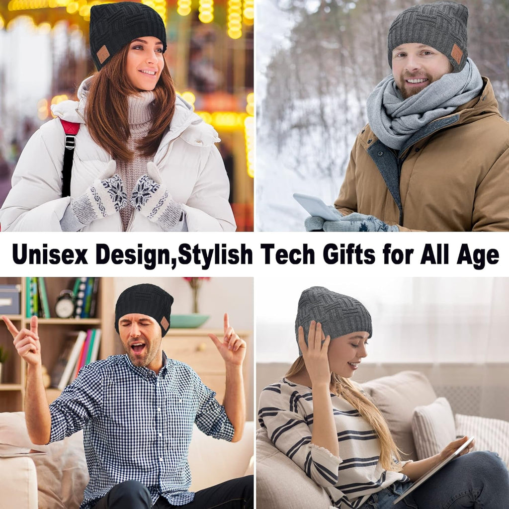 "Stay Warm and Jam Out with our Bluetooth Beanie - Perfect Christmas Tech Gift for Everyone!"