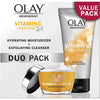 Olay Regenerist Vitamin C + Peptide 24 Duo Pack, Cleanser 5 Fl Oz, Moisturizer 1.7 Oz