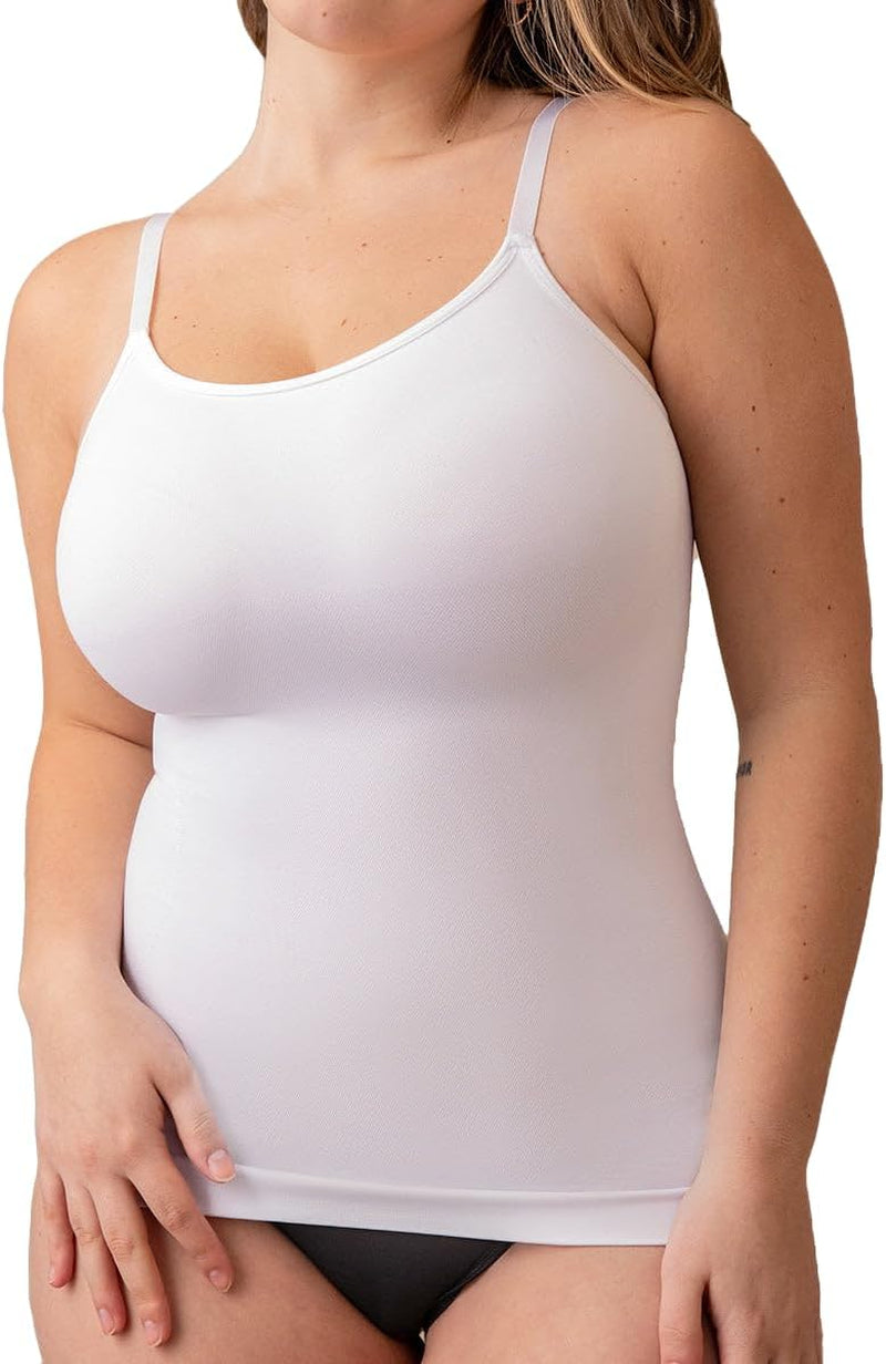 "Flawless Figure: Shape Your Silhouette with SHAPERMINT Womens Scoop Neck Cami - The Ultimate Tummy Control Tank Top for Women"