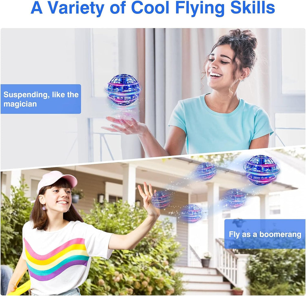 "Ultimate Flying Orb Ball: The Ultimate Hand-Controlled Boomerang Hover Ball with Endless Tricks - Perfect Indoor/Outdoor Toy for Boys, Girls, and Teens - Great Gift for Ages 6 and Up!"