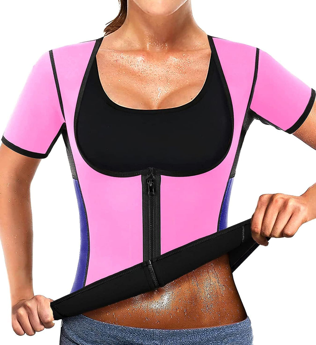 Women Cami Hot Neoprene Shaper Sauna Tops Sweat Waist Cincher Arm Slimming  Shirt