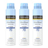 Neutrogena Ultra Sheer Body Mist SPF 70 Sunscreen Spray, Broad Spectrum UVA/UVB Protection, Lightweight, Non-Greasy Water Resistant Body Sunscreen Mist, Non-Comedogenic, 5 Oz