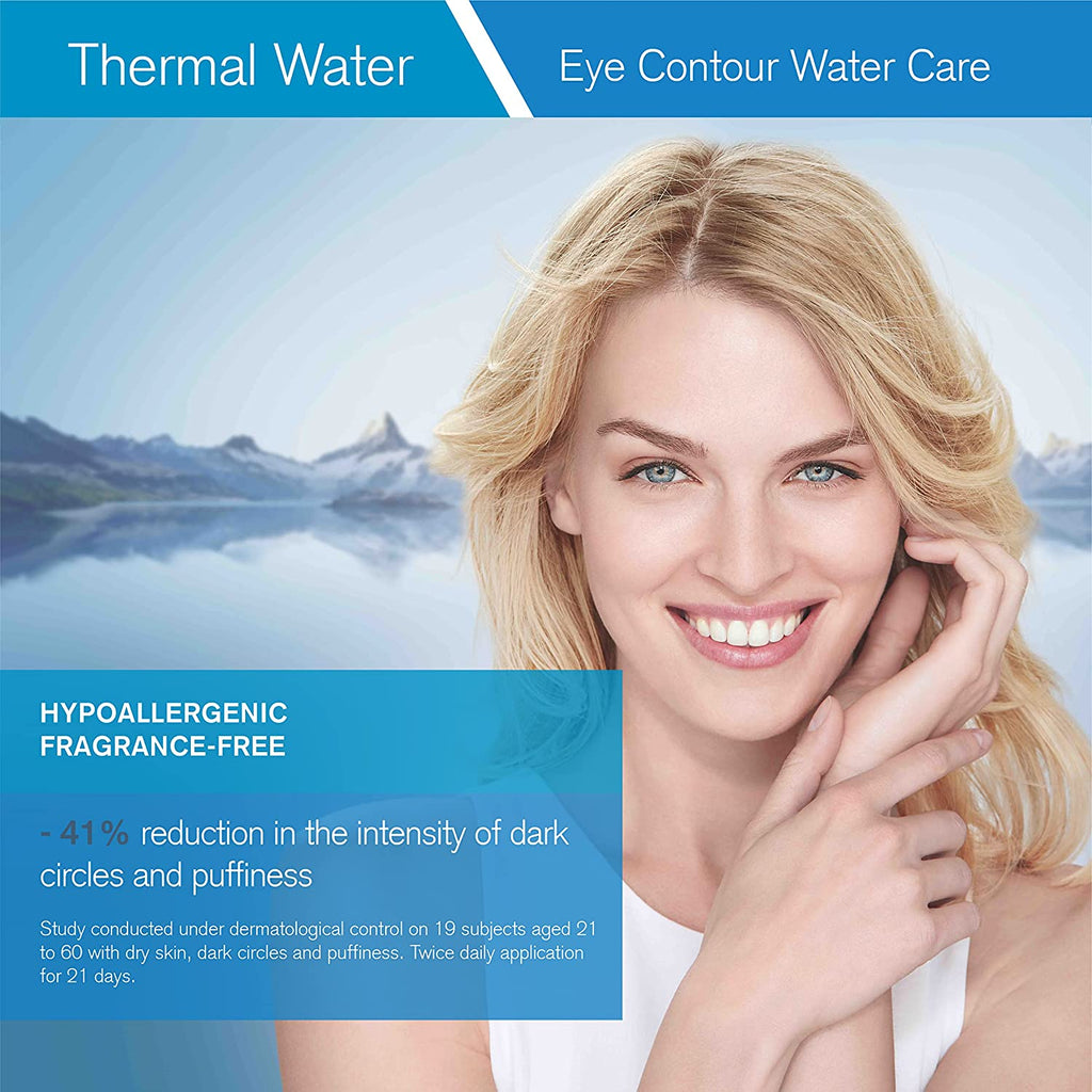 URIAGE Thermal Water Eye Contour Water Care 0.5 Oz. | Moisturizer That Visibly Reduce the Appearance of Dark Circles, Puffiness and Fine Lines | Deep Hydrating Treatment for Sensitive Skin - Free & Fast Delivery