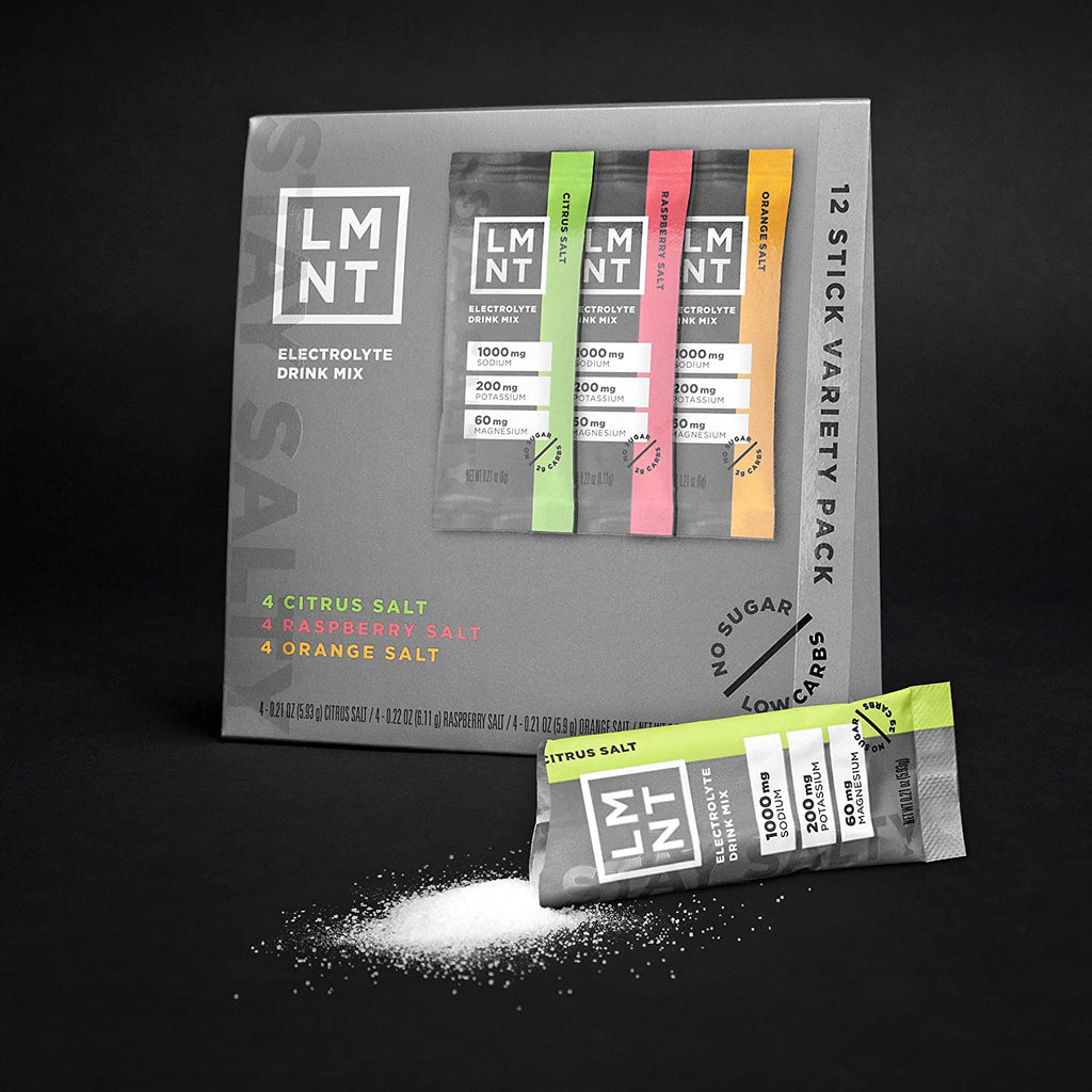 LMNT Keto Electrolyte Powder Packets | Paleo Hydration Powder | No Sugar, No Artificial Ingredients | Variety Pack | 12 Stick Packs