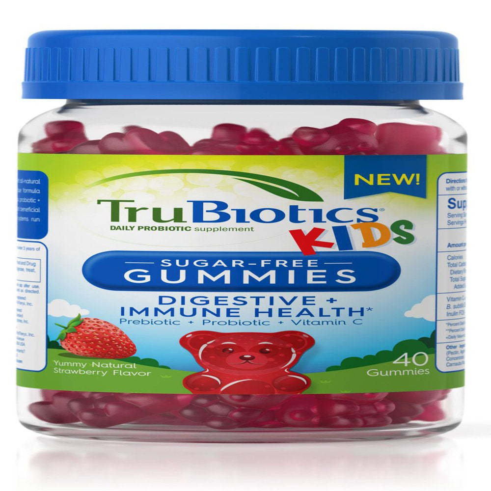Kids Daily Probiotic Gummies, Digestive & Immune Health, Boys and Girls, 40 Count