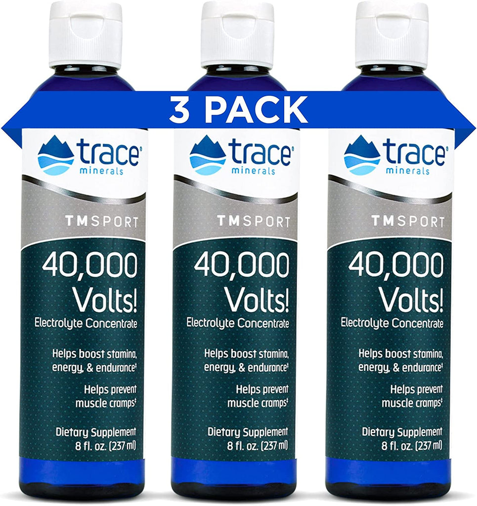 "Revitalize and Recharge with 40,000 Volts Liquid Electrolyte Concentrace Drops - Boost Hydration, Relieve Leg and Muscle Cramps - Ionic Trace Minerals, Magnesium, Potassium - 48 Servings in 1 Convenient Bottle!"