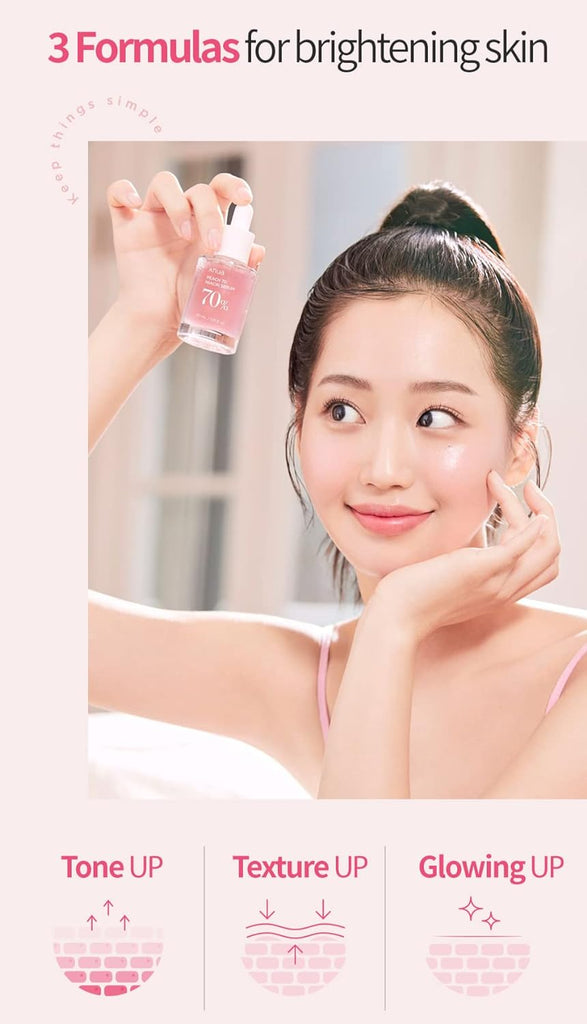 Anua Peach 70% Niacinamide Serum 30Ml / Brightening Hydrating Face Serum Hyperpigmentation Treatment Reducing Melanine Daily Clean Beauty (1.01 Fl. Oz.)