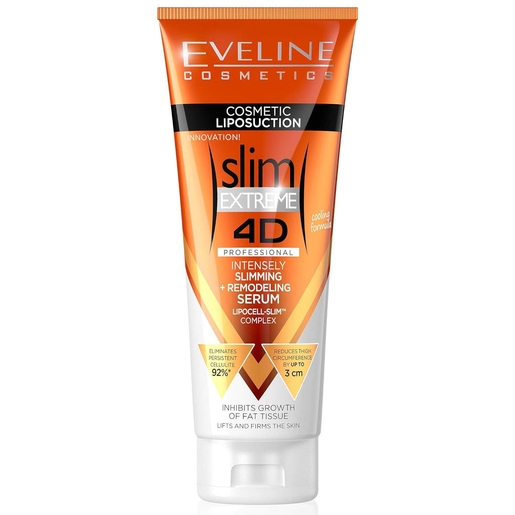 "Get the Body You've Always Wanted with Eveline Slim Extreme 4D Liposuction Body Serum - Firming Body Lotion for Women and Men, plus Body Sculpting Cellulite Workout Cream!"