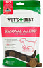 Vet'S Best Seasonal Allergy Soft Chew Dog Supplements | Soothes Dogs Skin Irritation Due to Seasonal Allergies | 30 Day Supply