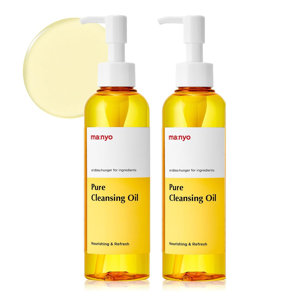 Ma:Nyo Pure Cleansing Oil Korean Facial Cleanser, Blackhead Melting, Daily Makeup Removal with Argan Oil, for Women Korean Skin Care 6.7 Fl Oz (1 Pack)