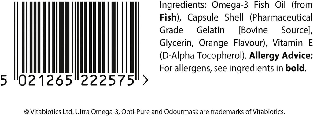 Vitabiotics Ultra Omega 3 High Potency 60 Caps
