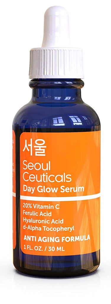 Seoulceuticals Korean Skin Care Korean Beauty - 20% Vitamin C Hyaluronic Acid Serum + CE Ferulic Acid Provides Potent anti Aging, anti Wrinkle Korean Beauty 1Oz
