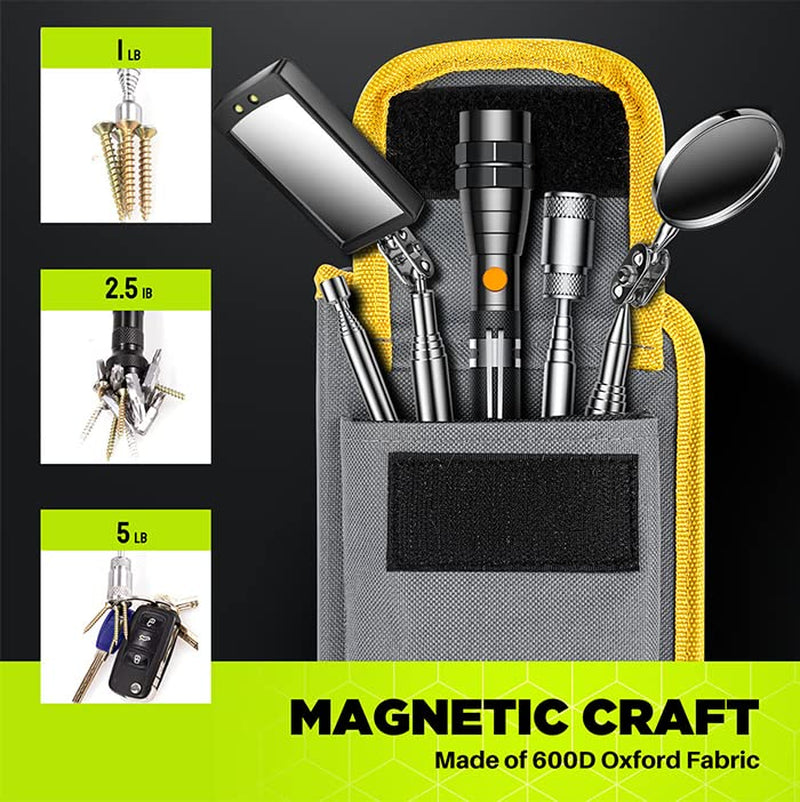 "Ultimate Magnetic Pickup Tool Set - Illuminate, Extend, and Inspect! Perfect Gift for Handyman, Dad, or Anyone in Need of a Helping Hand"